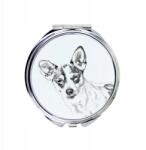  Rat terrier kompakt zsebtükör kutyával fényképpel (5055882482371)