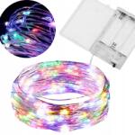  Led-es Elemes Dekorációs Lámpa Karácsonyfa Szalag Fény Színes Fény 10m (światełka ozdobne meblowe podświetlanie KOLO)