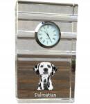 Art-Dog Dalmata kristály asztali karóra kutyával, saját fotóval (5060383202069)