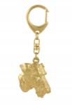 Art-Dog Airedale terrier aranyozott kutya kulcstartó, exkluzív kulcstartó (5906111204397)