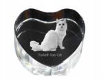 Art-Dog Török macska van kristály szív, dísz, ajándék macska fotó (5055882446885)