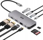  Iczi Hub Usb-c 9 az 1-ben Pd USB3.0 Hdmi 4K RJ45 Sd/tf (6915968265863)