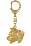 Art-Dog Amerikai Staffordshire terrier Amstaf aranyozott kutya kulcstartó, kulcstartó (5906111203475)