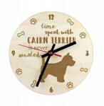  Cairn terrier gravírozott kutyaóra, átmérő 20 cm, kutya neve (5906111289226)