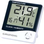 Grundig Statie Meteo Digitala AlbNegru LCD Termometru si Higrometru (8711252358420)