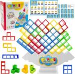 Tetra Oktató Játék Gyerekeknek Egyensúlyozó Puzzle 48 Elemből (GRA EDUKACYJNA TETRA TOWER 48 klocków TETRIS)