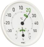 TFA Termohigrometru Analog TFA Dostmann 45204502 InteriorExterior Zone de Confort Colorate Alb (45.2045.02)
