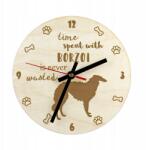  Orosz agár borzoj gravírozott kutyaóra, átmérő 20 cm, kutya neve (5906111219896)