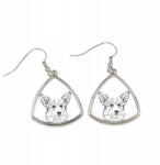 Art-Dog Pembroke Welsh Corgi háromszög alakú lógós fülbevaló kutyával, fényképpel (5055882475397)