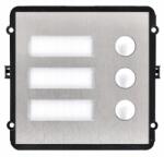 Dahua Hívómodul, kapuállomás modul 3 gomb Dahua VTO2000A-B (6915654658481)