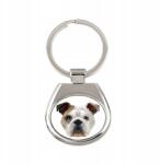 Art-Dog Bulldog kutya kulcstartó, kulcstartó grafikával, medál (5056739219454)