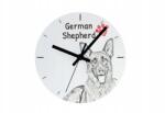 Art-Dog Német juhászkutya lógó és álló kutya óra, személyre szabható fényképpel (5060381105720)