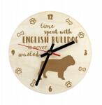 Art-Dog Bulldog gravírozott kutyaóra, átmérő 20 cm, kutya neve (5906111233366)