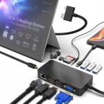  Dokkoló állomás Surface Pro 4K készülékhez 3 Hdmi +vga +dp 12in1 kijelzőhöz (99-6332)