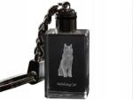 Art-Dog Macska Nebelung kristály kulcstartó macska kulcstartó fényképpel megvilágított (5055882428805)