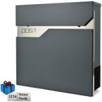 D3692 cutie poștală antracit + oțel inoxidabil Oțel inoxidabil/ Antracit Nu (2137K22835)