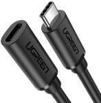 UGREEN Cablu UGREEN USB tip C 3.1 Gen2, mascul la mama, placat cu nichel, 1 m (negru) (pre/ugr/us/1m/ne)