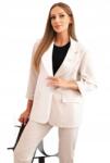Kesi Bézs női szett Punto elegáns blézer és nadrág (5907302513991)