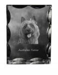 Art-Dog Ausztrál terrier kutya fotó díszes kristályban, ajándéktárgy, dekoráció (5055882448650)