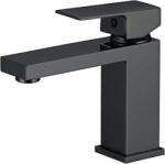  Fürdőszobai Mosdó Csaptelep Egykaros, Matt Fekete (6918653208626)