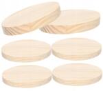  Fa Alátét Kerek 6 Db 20X1 CM Önálló Díszítéshez (6916574523750)