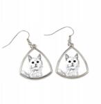 Art-Dog Török macska van háromszög alakú, lógós fülbevaló fényképpel, személyre szabható (5055882476882)