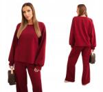 Kesi Bordó melegítő szett pulóver nadrág (5907302135315)