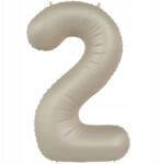 Folat Fólia lufi "2-es Szám Matt", krémes latte színű, Folat, 34 hüvelyk, Dgt