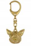 Art-Dog Chihuahua rövidszőrű aranyozott kutya kulcstartó, kulcstartó (5906111204199)