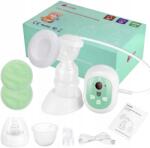 Lictin LS-AE5A elektromos mellszívó, fehér-zöld, USB töltés (1505875230)