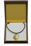 Art-Dog Bordeaux-i kutya aranyozott nyaklánc medál kutyával ajándékdobozban (5906111285198)