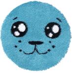 Fantasy Covor Fantasy Foca, Turcoaz, 67x67 cm, Rotund, 2550 gr mp (2211698821756) Covor