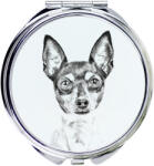  Amerikai toy terrier kompakt zsebtükör kutyával fényképpel (5055882482333)