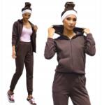  Melegítő Szett Pamut Nadrág Kapucnis Pulóver Cipzáras Lengyel Melegítő XL