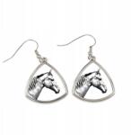 Art-Dog Selle Francais ló háromszög alakú, lógós fülbevaló fényképpel, személyre szabható (5055882477445)