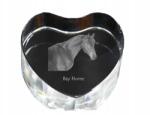 Art-Dog Ló fészek kristály szív fényképpel, asztali dekoráció (5055882447288)