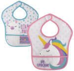 Baby Care 2Darab-os előke, tépőzáros - Girl - conyshop