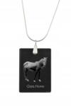 Art-Dog Giara ló ezüst nyaklánc kristály medállal, ló fényképpel (5055882456372)