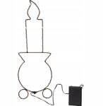 Star Trading Karácsonyi dekoráció Led Candly 41 cm elemes (701-47)