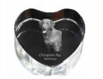 Art-Dog Chesapeake Bay Retriever kristály szív, kutya fénykép ajándék dísz (5055882446083)