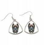 Art-Dog Cane Corso háromszög alakú lógós fülbevaló geometrikus kutyával (5056739218730)