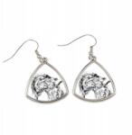 Art-Dog Kerry Blue terrier háromszög alakú lógós fülbevaló kutyával, fényképpel (5055882475250)