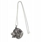 Art-Dog Rottweiler nyaklánc kutyával, medál ezüst kígyó láncon (5906111219629)