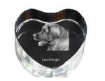 Art-Dog Leonberger kristály szív, dísz, ajándéktárgy kutya fotóval (5055882445420)