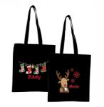  Öko névre szóló táska Karácsonyi Ajándék Rénszarvas