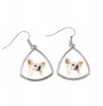 Art-Dog Kínai háromszög alakú lógós fülbevaló geometrikus kutyával (5056739218891)