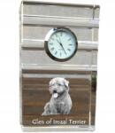  Glen of Imaal Terrier kristály asztali karóra kutyával az Ön fényképével (5060383449969)