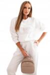 Kesi Ecru női melegítő szett pulóver és nadrág elasztikus derékrésszel (5907302512468)