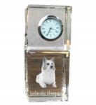  Izlandi pásztor spicc kristály asztali óra az Ön fényképével (5055882417151)