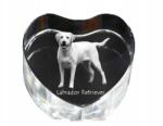 Art-Dog Labrador retriever kristály szív, dísz, kutya fénykép ajándéktárgy (5055882444768)